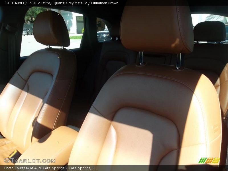 Quartz Grey Metallic / Cinnamon Brown 2011 Audi Q5 2.0T quattro