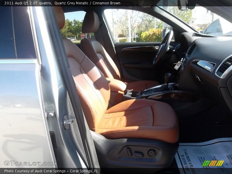 Quartz Grey Metallic / Cinnamon Brown 2011 Audi Q5 2.0T quattro