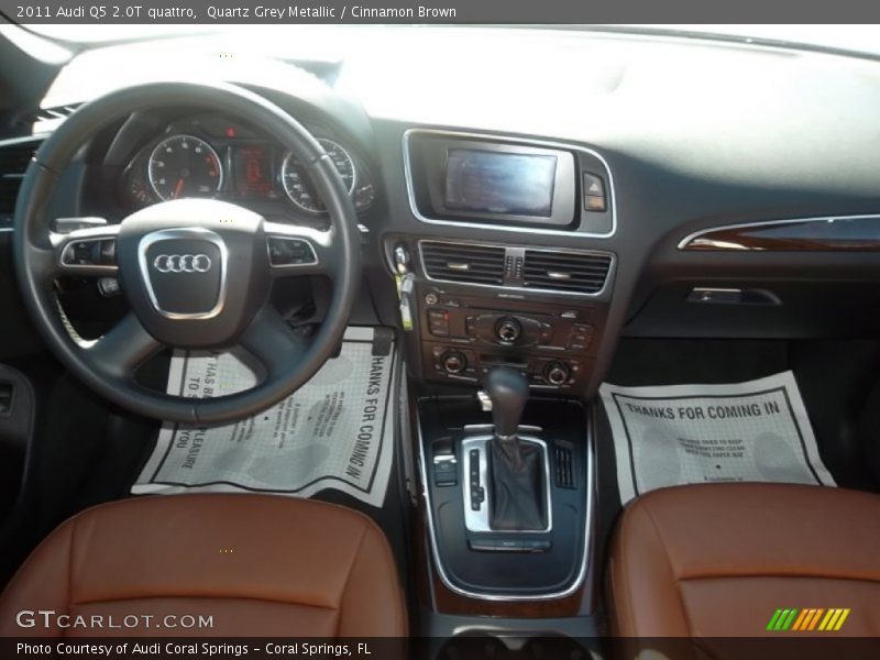 Quartz Grey Metallic / Cinnamon Brown 2011 Audi Q5 2.0T quattro