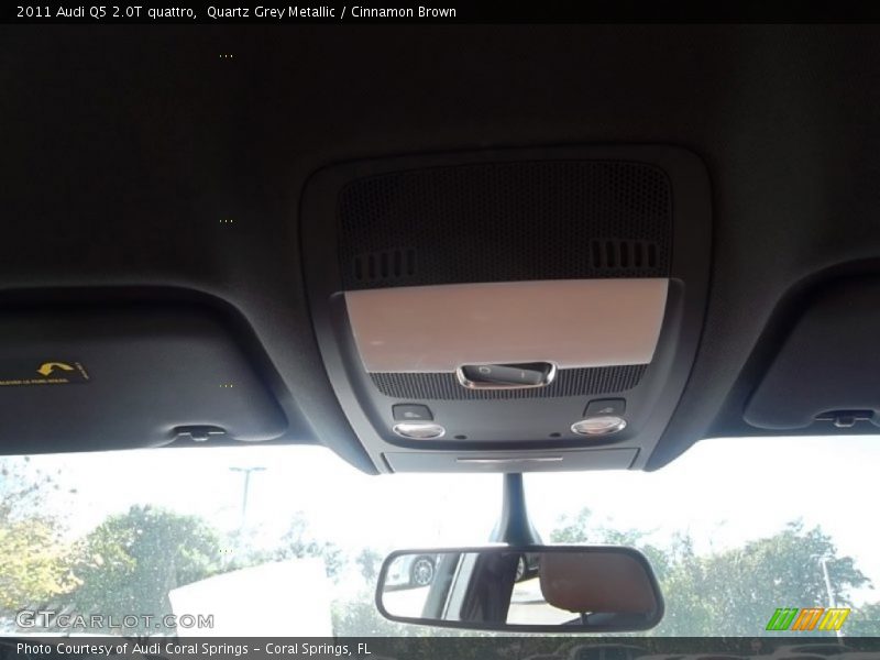 Quartz Grey Metallic / Cinnamon Brown 2011 Audi Q5 2.0T quattro