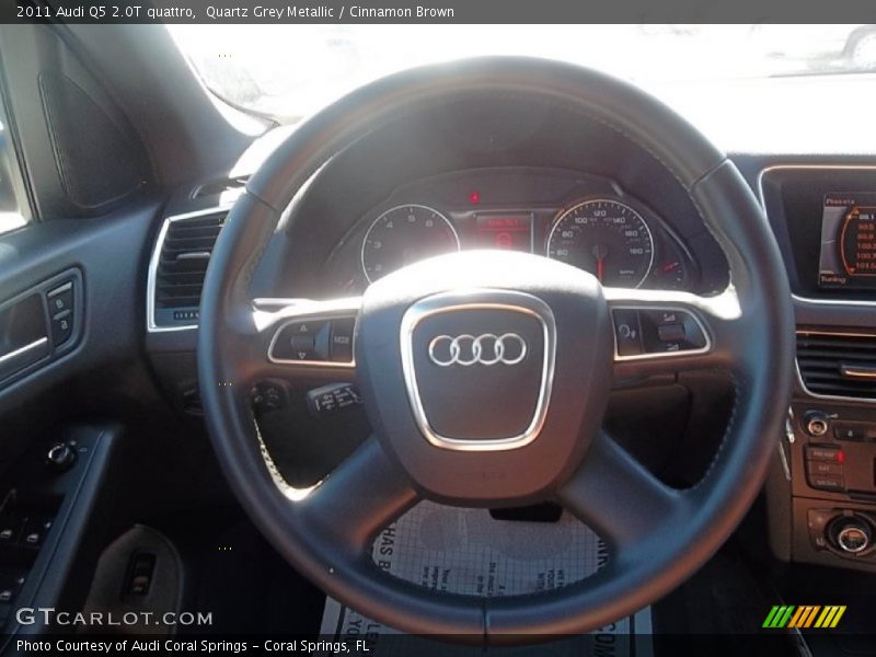 Quartz Grey Metallic / Cinnamon Brown 2011 Audi Q5 2.0T quattro