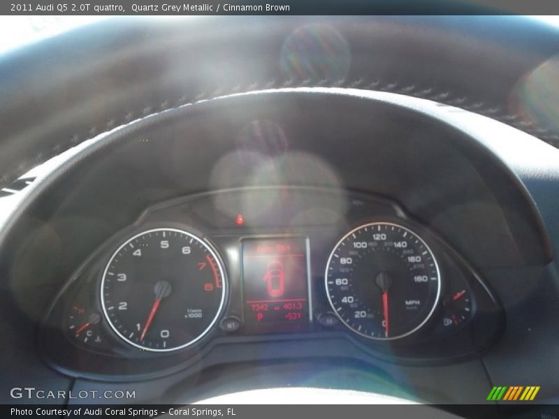 Quartz Grey Metallic / Cinnamon Brown 2011 Audi Q5 2.0T quattro