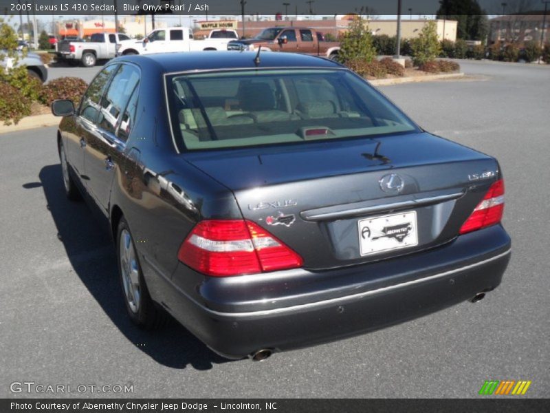 Blue Onyx Pearl / Ash 2005 Lexus LS 430 Sedan