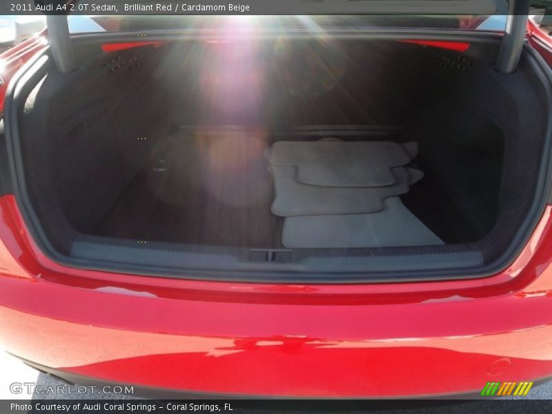 Brilliant Red / Cardamom Beige 2011 Audi A4 2.0T Sedan