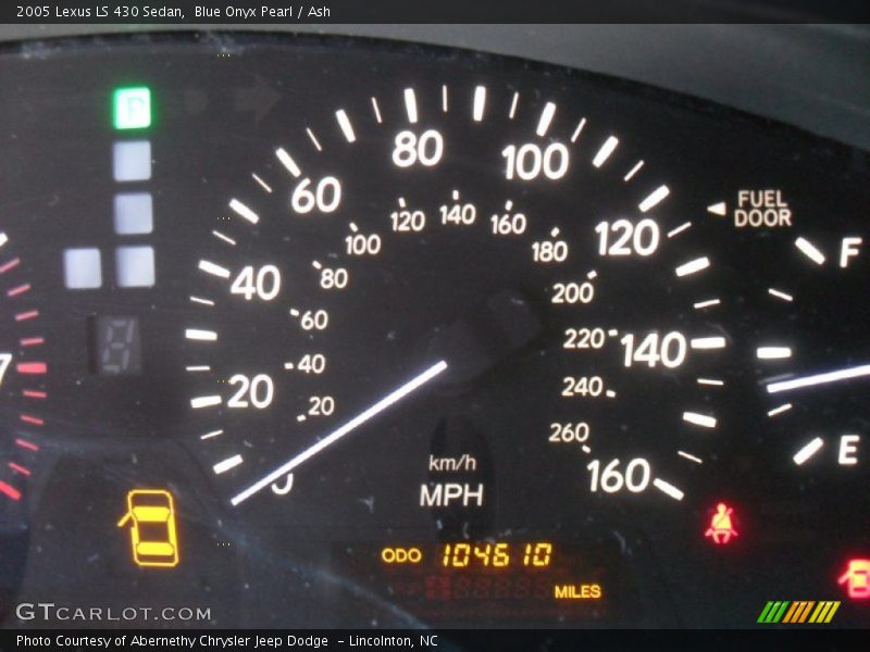Blue Onyx Pearl / Ash 2005 Lexus LS 430 Sedan