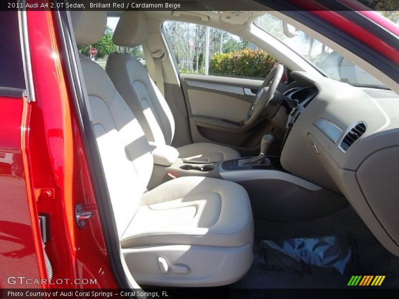 Brilliant Red / Cardamom Beige 2011 Audi A4 2.0T Sedan