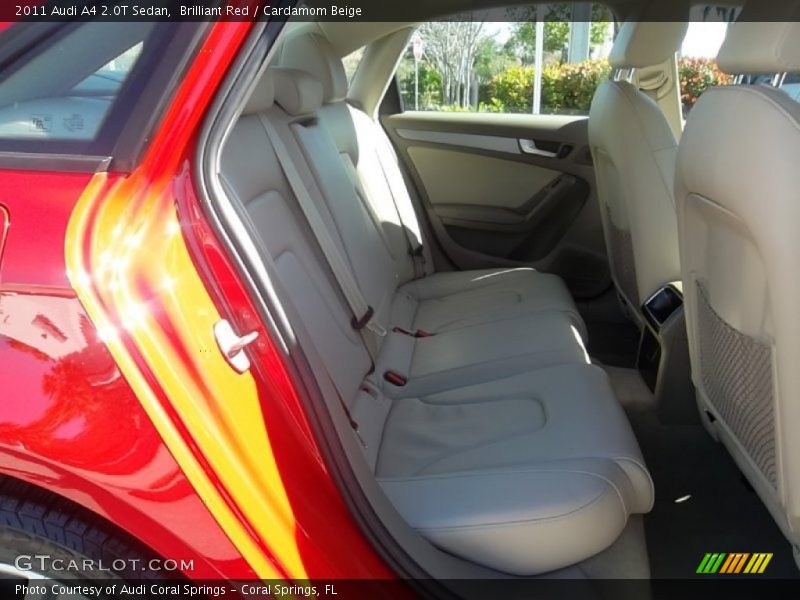 Brilliant Red / Cardamom Beige 2011 Audi A4 2.0T Sedan