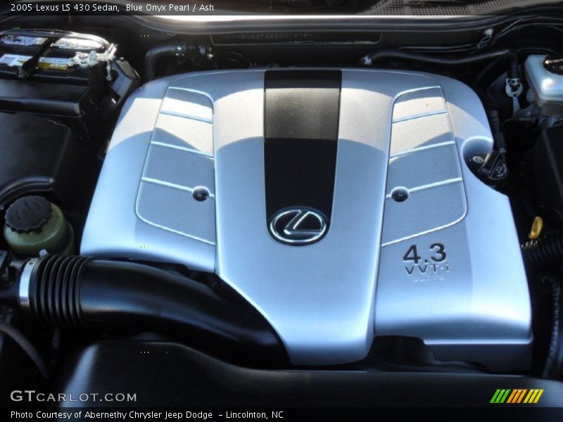 Blue Onyx Pearl / Ash 2005 Lexus LS 430 Sedan