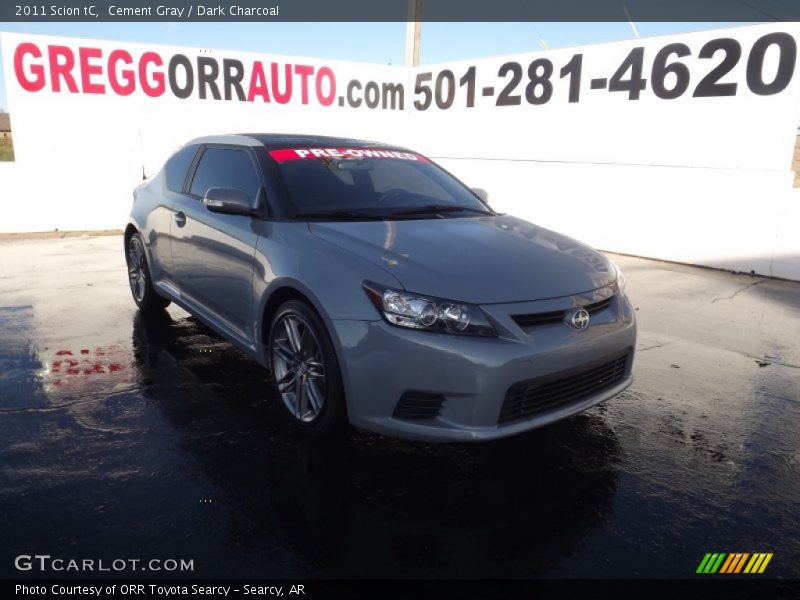 Cement Gray / Dark Charcoal 2011 Scion tC