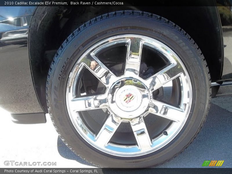 Black Raven / Cashmere/Cocoa 2010 Cadillac Escalade ESV Premium