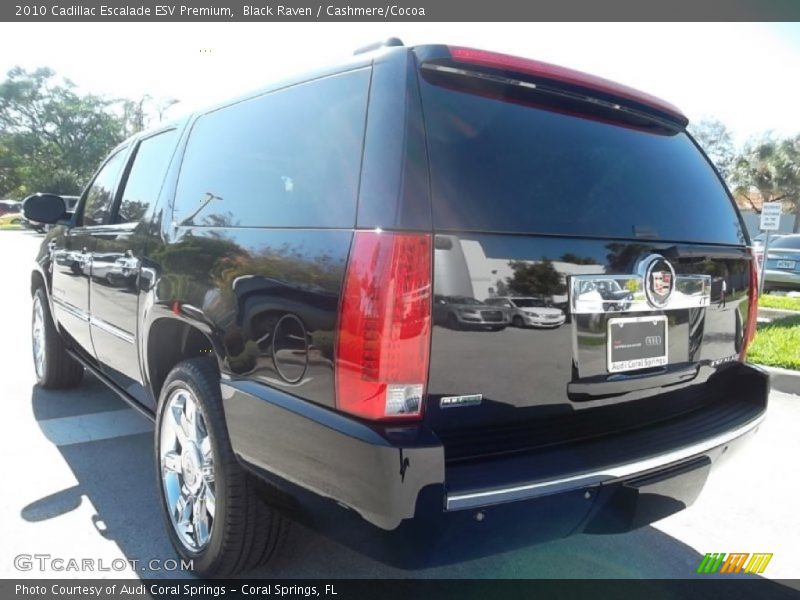 Black Raven / Cashmere/Cocoa 2010 Cadillac Escalade ESV Premium
