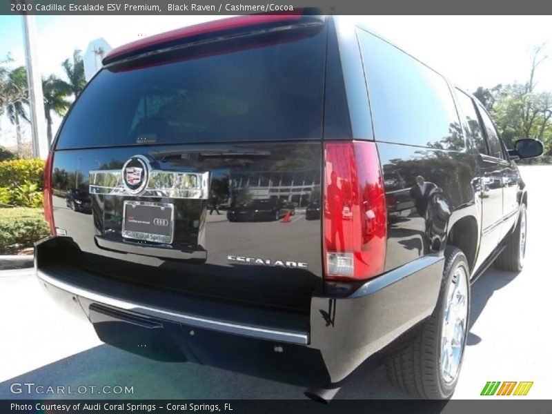 Black Raven / Cashmere/Cocoa 2010 Cadillac Escalade ESV Premium
