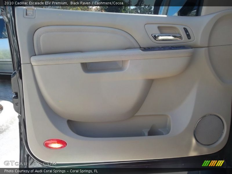 Black Raven / Cashmere/Cocoa 2010 Cadillac Escalade ESV Premium