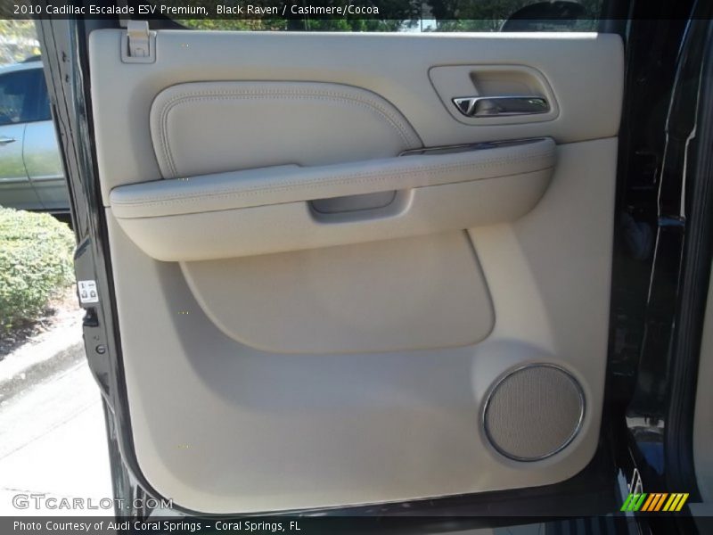 Black Raven / Cashmere/Cocoa 2010 Cadillac Escalade ESV Premium