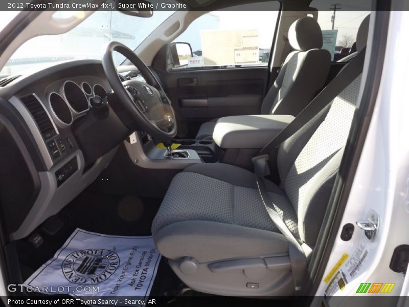 Super White / Graphite 2012 Toyota Tundra CrewMax 4x4