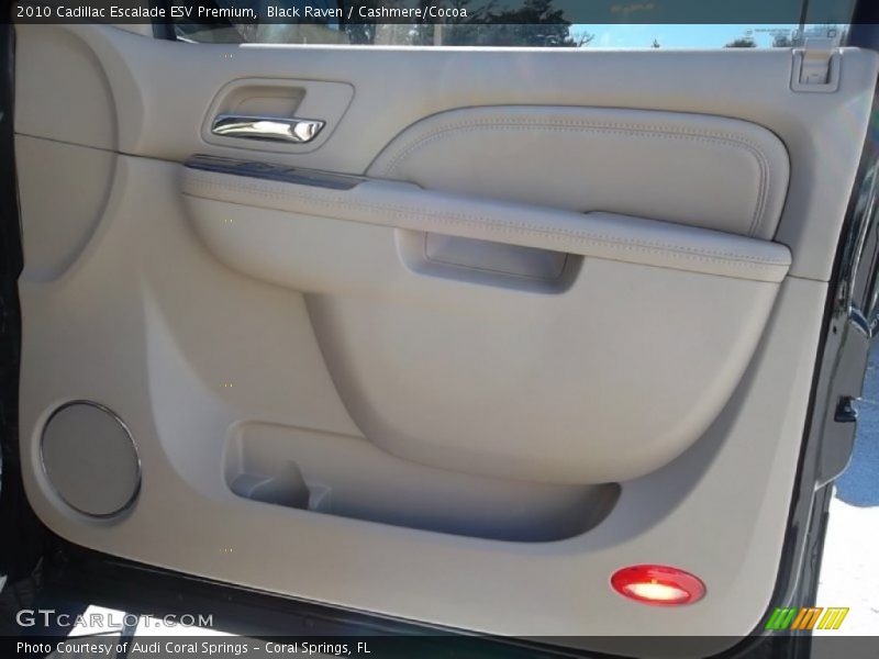 Black Raven / Cashmere/Cocoa 2010 Cadillac Escalade ESV Premium