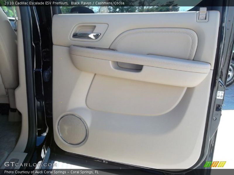 Black Raven / Cashmere/Cocoa 2010 Cadillac Escalade ESV Premium