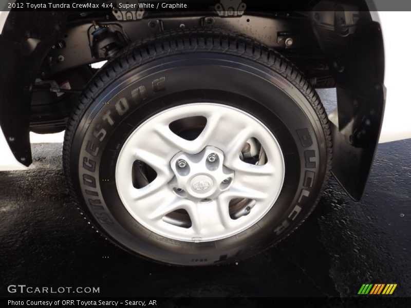 Super White / Graphite 2012 Toyota Tundra CrewMax 4x4