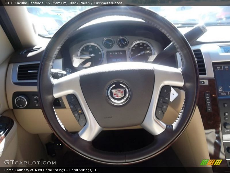 Black Raven / Cashmere/Cocoa 2010 Cadillac Escalade ESV Premium