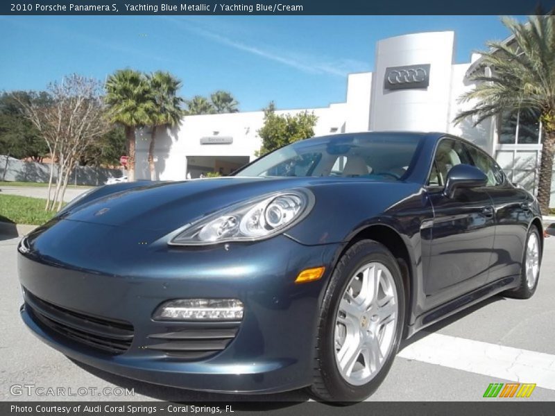 Yachting Blue Metallic / Yachting Blue/Cream 2010 Porsche Panamera S