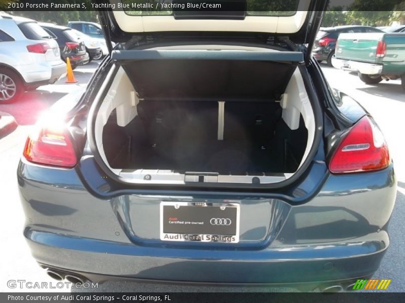 Yachting Blue Metallic / Yachting Blue/Cream 2010 Porsche Panamera S