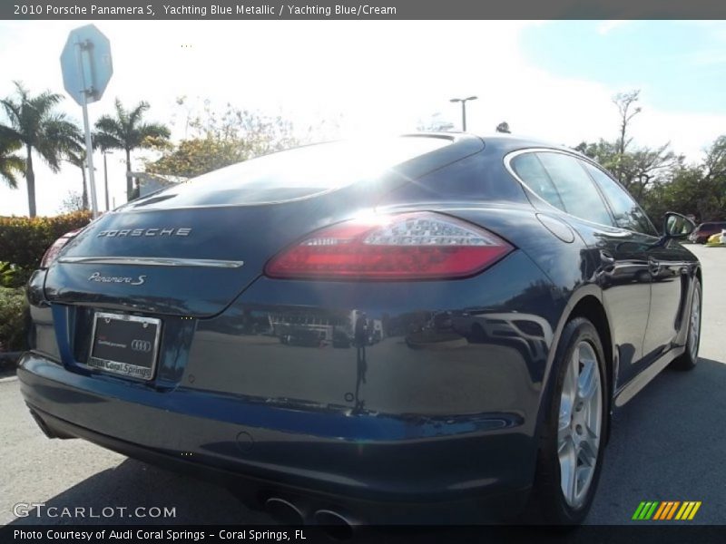 Yachting Blue Metallic / Yachting Blue/Cream 2010 Porsche Panamera S