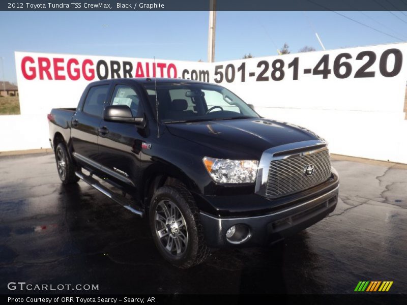 Black / Graphite 2012 Toyota Tundra TSS CrewMax