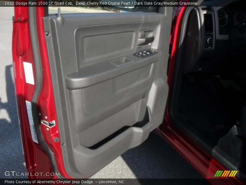 Deep Cherry Red Crystal Pearl / Dark Slate Gray/Medium Graystone 2012 Dodge Ram 1500 ST Quad Cab