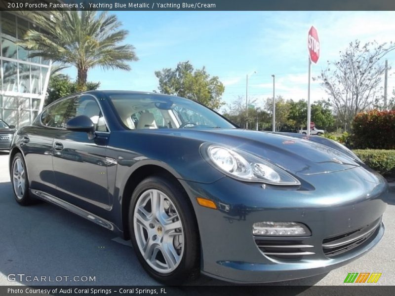 Front 3/4 View of 2010 Panamera S