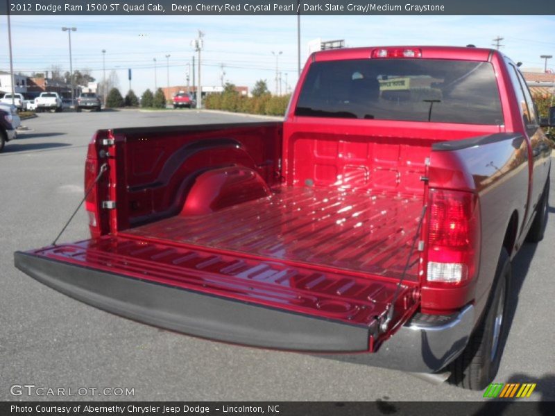 Deep Cherry Red Crystal Pearl / Dark Slate Gray/Medium Graystone 2012 Dodge Ram 1500 ST Quad Cab