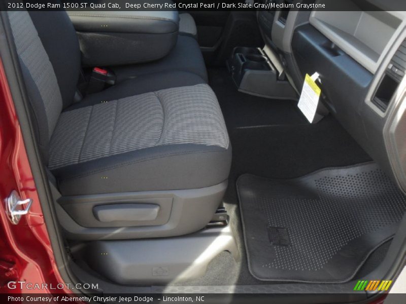 Deep Cherry Red Crystal Pearl / Dark Slate Gray/Medium Graystone 2012 Dodge Ram 1500 ST Quad Cab
