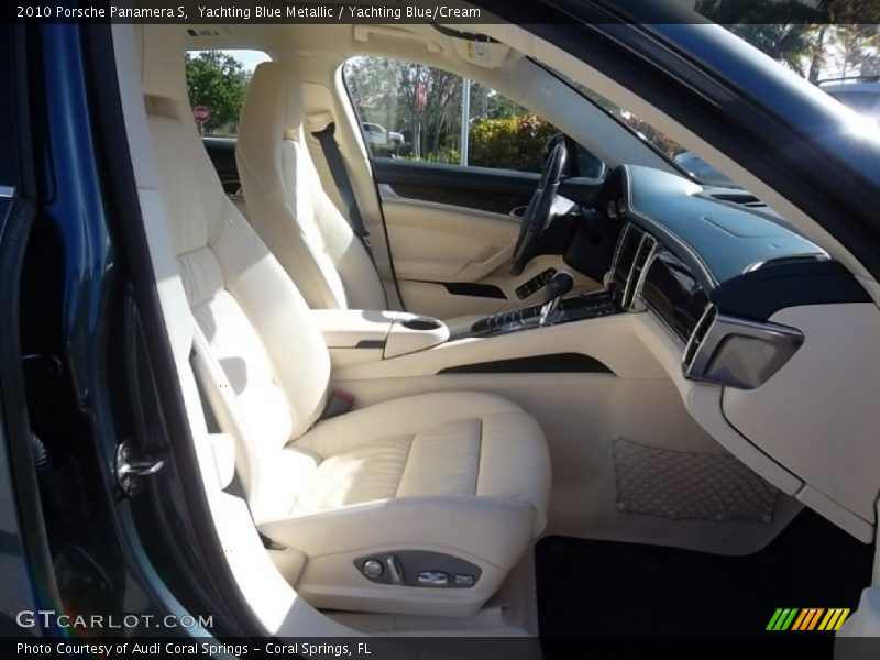 Yachting Blue Metallic / Yachting Blue/Cream 2010 Porsche Panamera S