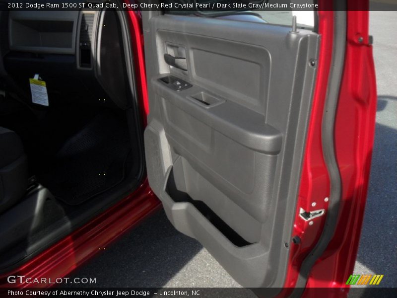 Deep Cherry Red Crystal Pearl / Dark Slate Gray/Medium Graystone 2012 Dodge Ram 1500 ST Quad Cab