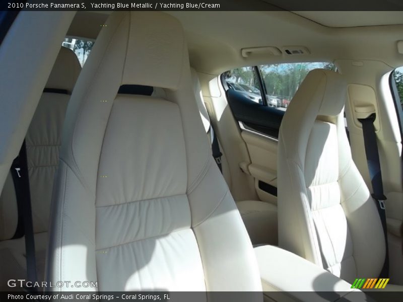 Yachting Blue Metallic / Yachting Blue/Cream 2010 Porsche Panamera S