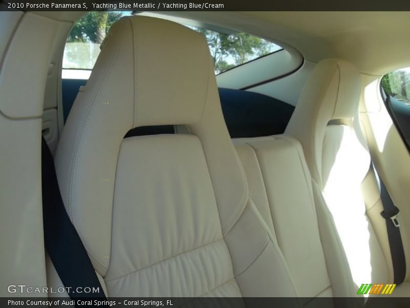 Yachting Blue Metallic / Yachting Blue/Cream 2010 Porsche Panamera S