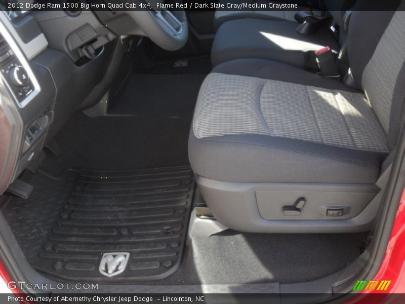 Flame Red / Dark Slate Gray/Medium Graystone 2012 Dodge Ram 1500 Big Horn Quad Cab 4x4