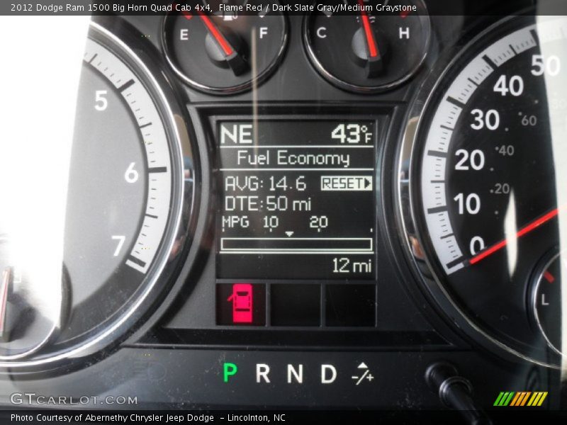 Flame Red / Dark Slate Gray/Medium Graystone 2012 Dodge Ram 1500 Big Horn Quad Cab 4x4