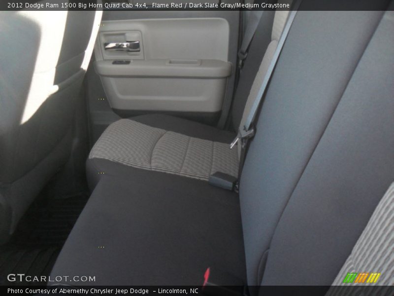 Flame Red / Dark Slate Gray/Medium Graystone 2012 Dodge Ram 1500 Big Horn Quad Cab 4x4