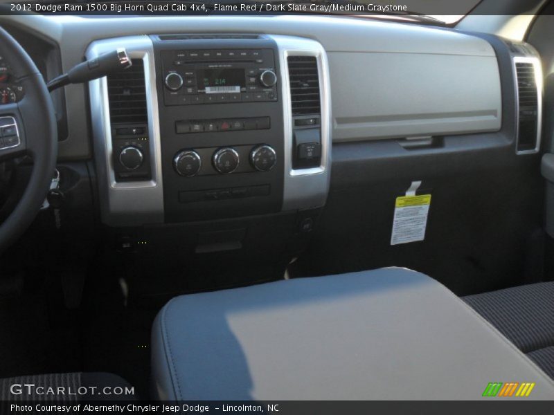 Flame Red / Dark Slate Gray/Medium Graystone 2012 Dodge Ram 1500 Big Horn Quad Cab 4x4