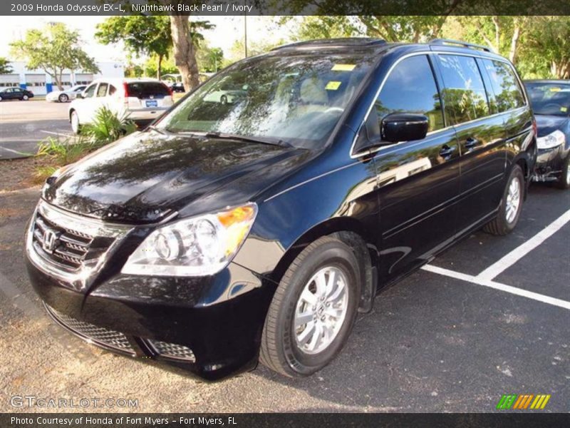 Nighthawk Black Pearl / Ivory 2009 Honda Odyssey EX-L
