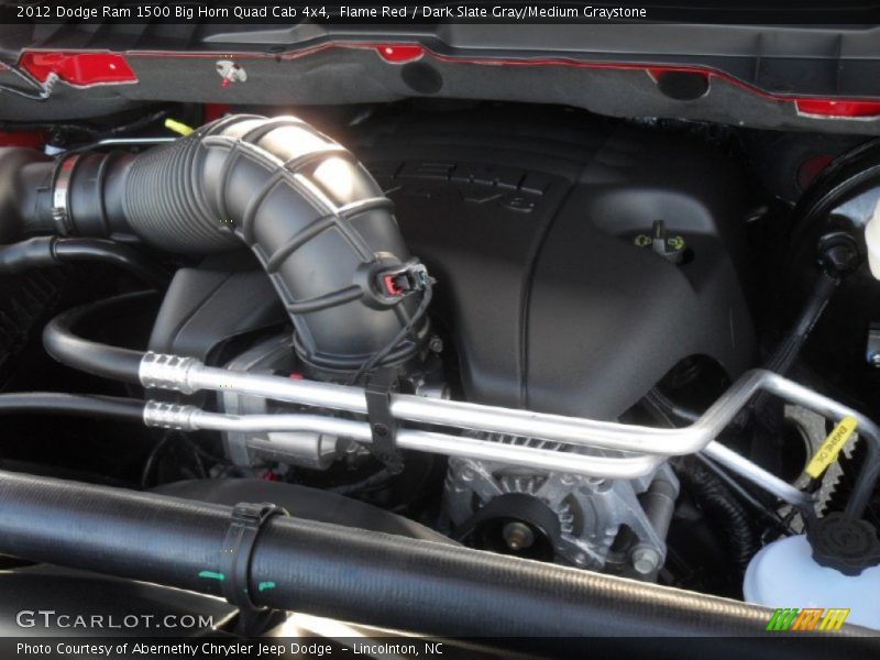 Flame Red / Dark Slate Gray/Medium Graystone 2012 Dodge Ram 1500 Big Horn Quad Cab 4x4