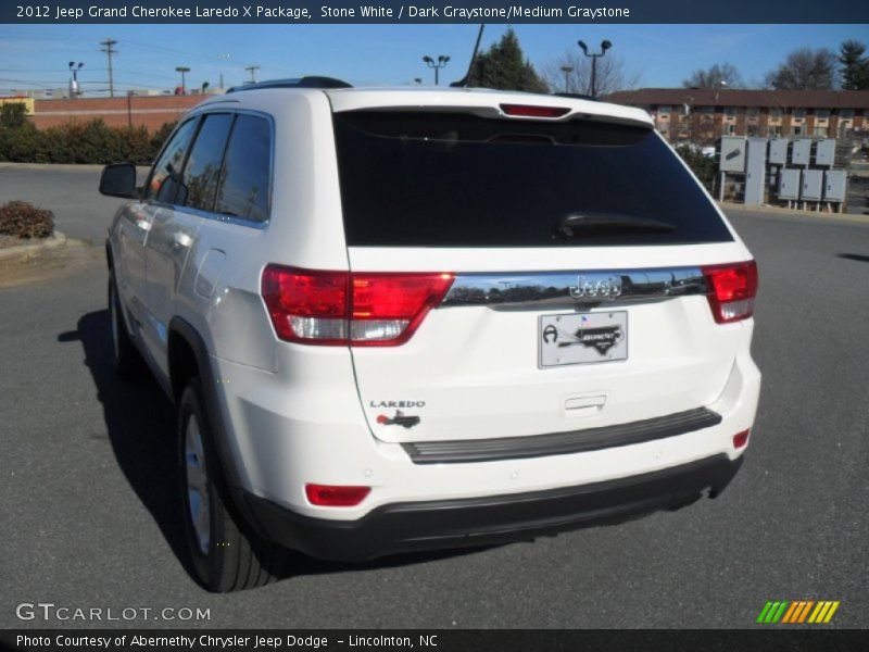 Stone White / Dark Graystone/Medium Graystone 2012 Jeep Grand Cherokee Laredo X Package