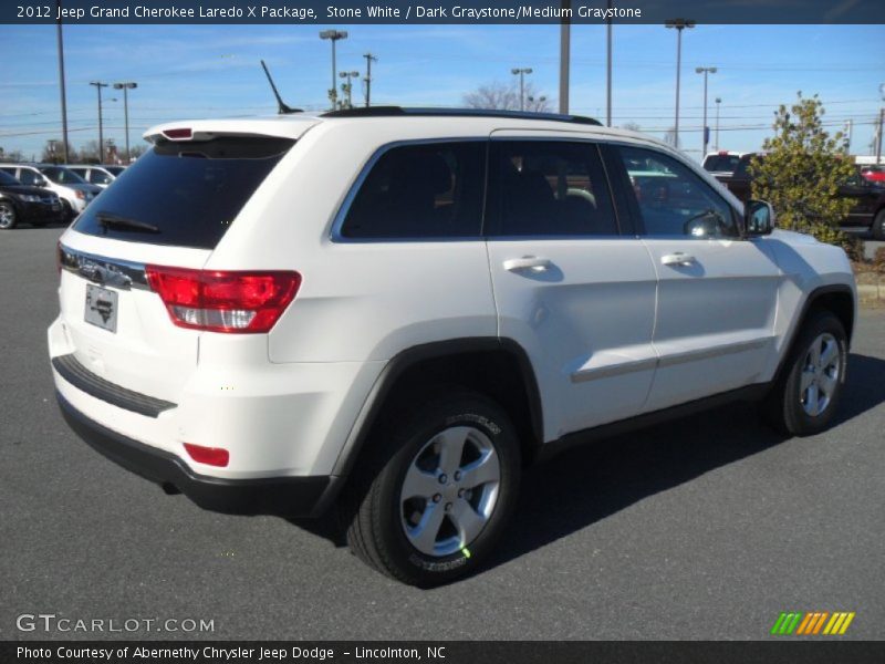 Stone White / Dark Graystone/Medium Graystone 2012 Jeep Grand Cherokee Laredo X Package