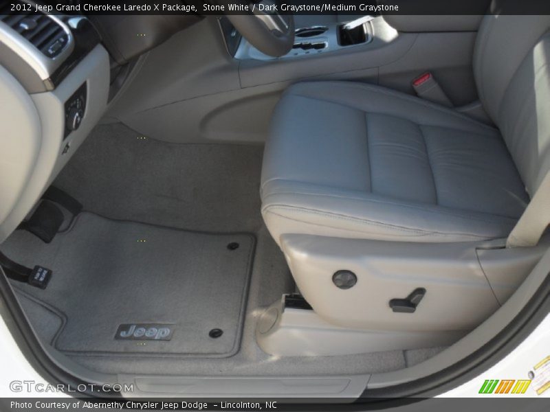 Stone White / Dark Graystone/Medium Graystone 2012 Jeep Grand Cherokee Laredo X Package