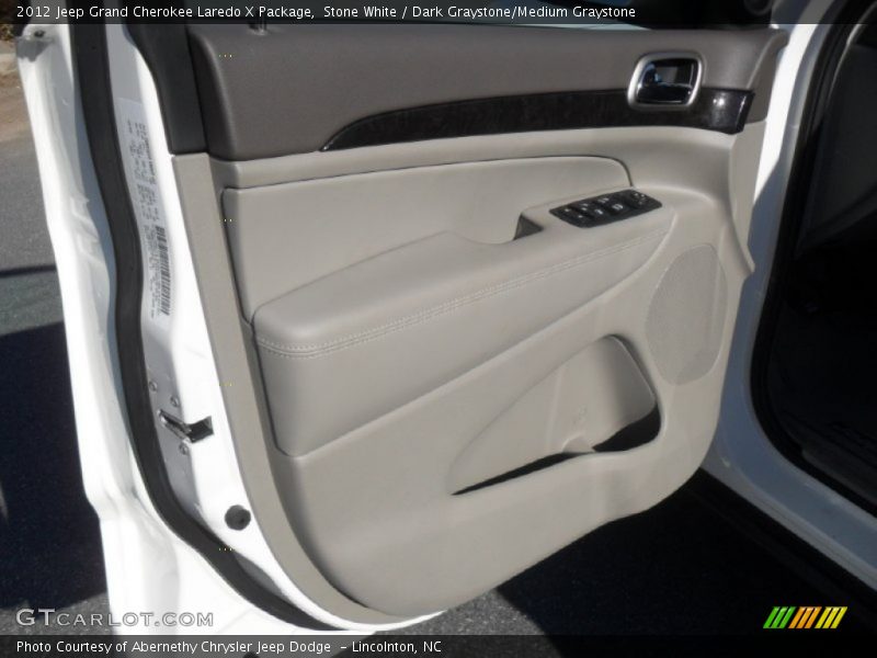 Stone White / Dark Graystone/Medium Graystone 2012 Jeep Grand Cherokee Laredo X Package
