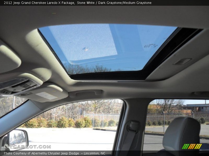 Stone White / Dark Graystone/Medium Graystone 2012 Jeep Grand Cherokee Laredo X Package