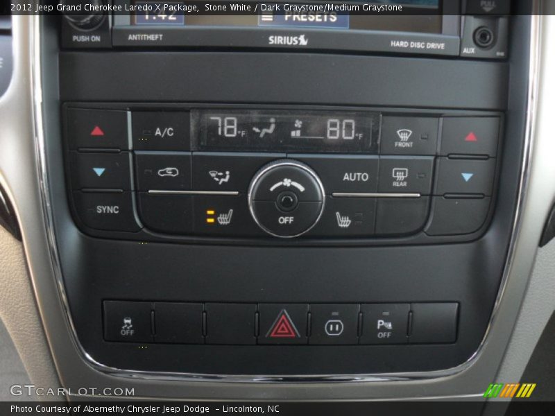 Stone White / Dark Graystone/Medium Graystone 2012 Jeep Grand Cherokee Laredo X Package