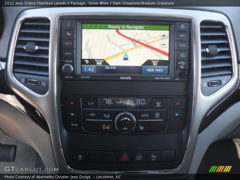 Stone White / Dark Graystone/Medium Graystone 2012 Jeep Grand Cherokee Laredo X Package