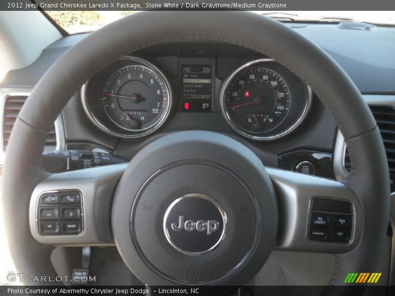 Stone White / Dark Graystone/Medium Graystone 2012 Jeep Grand Cherokee Laredo X Package