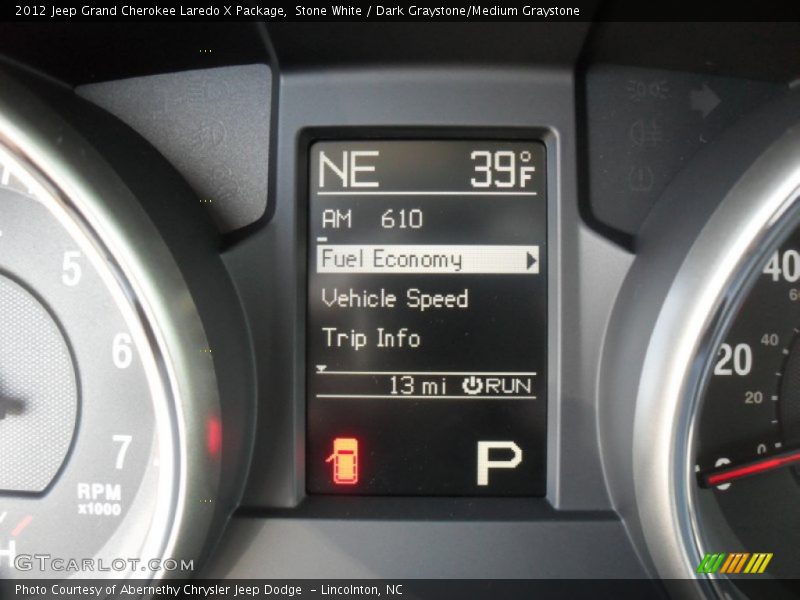 Stone White / Dark Graystone/Medium Graystone 2012 Jeep Grand Cherokee Laredo X Package
